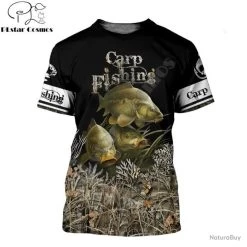 !!! LIVRAISON OFFERTE !!! Tee-shirt 3D Réaliste Chasse Pêche Réf 448