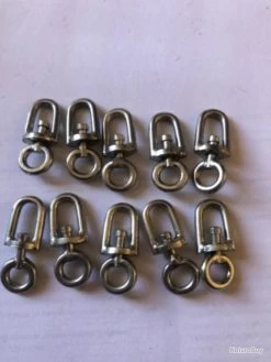 VMC 12 émerillon Double Inox 200 Kg Peche Mer