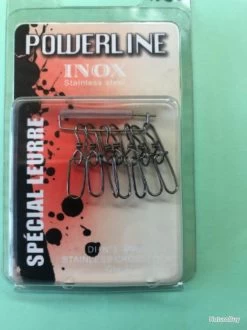 49 Agrafe Crosslock Inox 40 Kg Taille 3. Leurres Pêche Mer