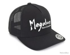 Casquette Megabass Brush Trucker Black/White