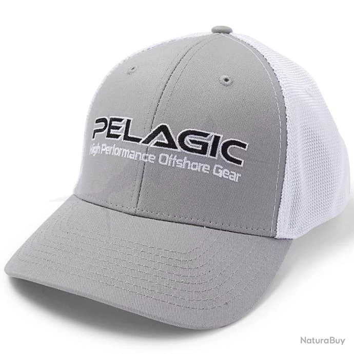Casquette Pelagic Offshore Gris Clair 1 Casquette Pelagic Offshore Gris Clair