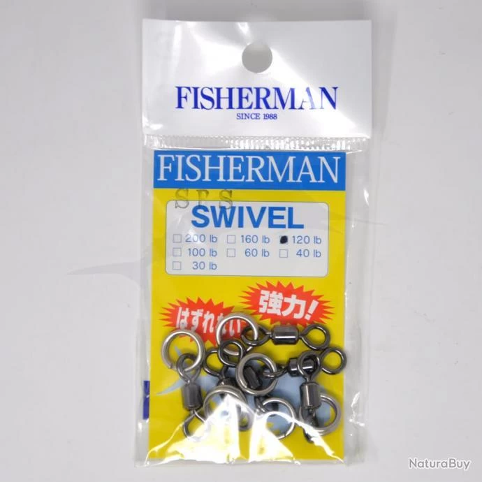 Emerillons Fisherman SRS Swivel 120lb 1 Emerillons Fisherman SRS Swivel 120lb