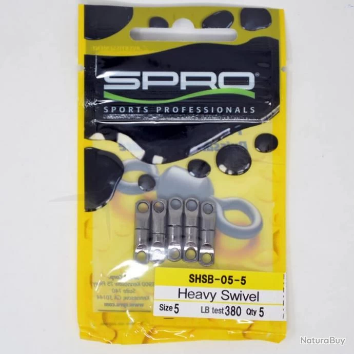 Emerillons Spro Heavy Swivels 380lb 1 Emerillons Spro Heavy Swivels 380lb