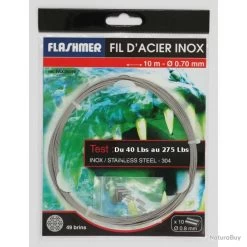 FIL D'ACIER INOX 49 BRINS - 10m 1.15 Mm
