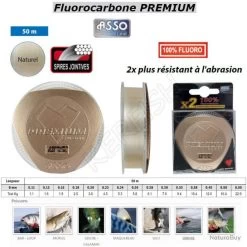 FLUOROCARBONE PREMIUM ASSO 0.33 Mm
