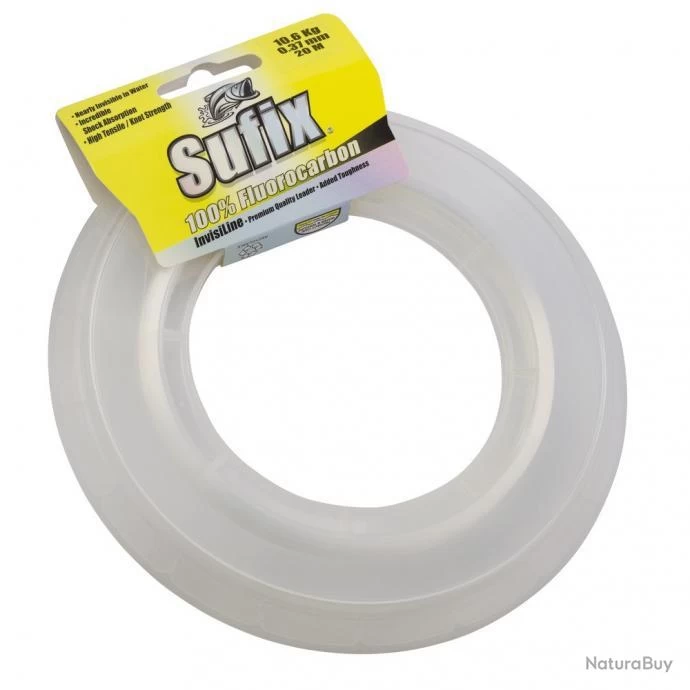 Fluorocarbone Sufix Invisiline Clear 20m Brac Ø 47/100 1 Fluorocarbone Sufix Invisiline Clear 20m Brac Ø 47/100