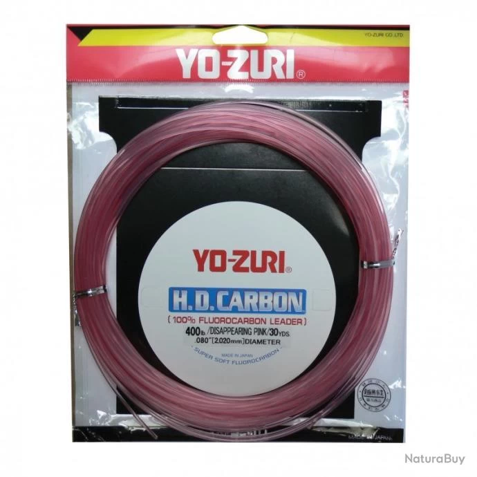 Fluorocarbon Yo-Zuri HD Carbon - Rose - 27 M 188/100-300LBS 1 Fluorocarbon Yo-Zuri HD Carbon - Rose - 27 M 188/100-300LBS