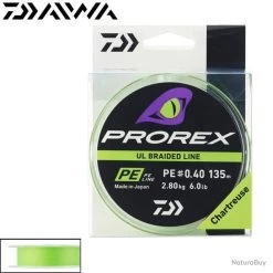 Ligne Tresse Daiwa Prorex UL PE 135m PE 0.3