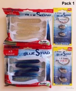 Pack Mer "Blue Shad" 10 Cm