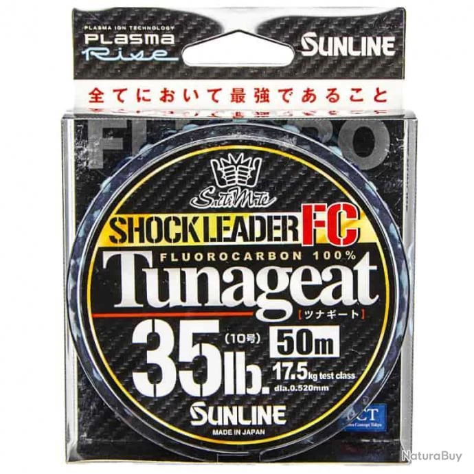 Sunline Tunageat FC Shock Leader 35lb 50m 1 Sunline Tunageat FC Shock Leader 35lb 50m