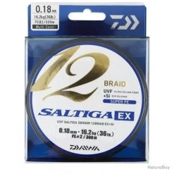 Tresse Daiwa Saltiga 12B Multicolore 300M 16/100-14KG