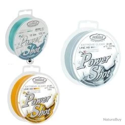 Tresse Powerline Power Shot 8 Brins 130m Jaune 9/100