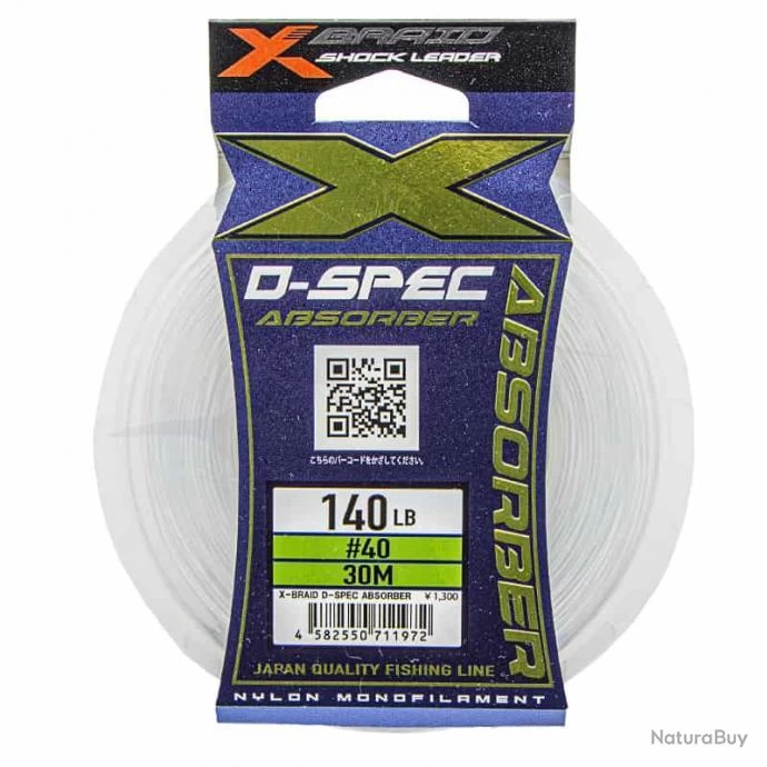 YGK X-Braid D-Spec Absorber 140lb 1 YGK X-Braid D-Spec Absorber 140lb