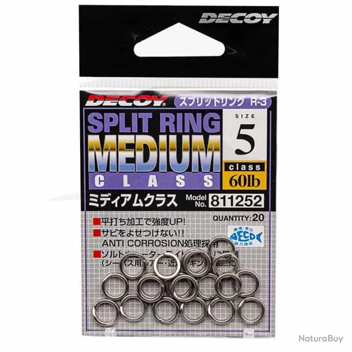 Anneaux Brisés Decoy Split Ring 60lb 1 Anneaux Brisés Decoy Split Ring 60lb