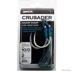 BKK Jigging Assist Hooks Crusader 10/0
