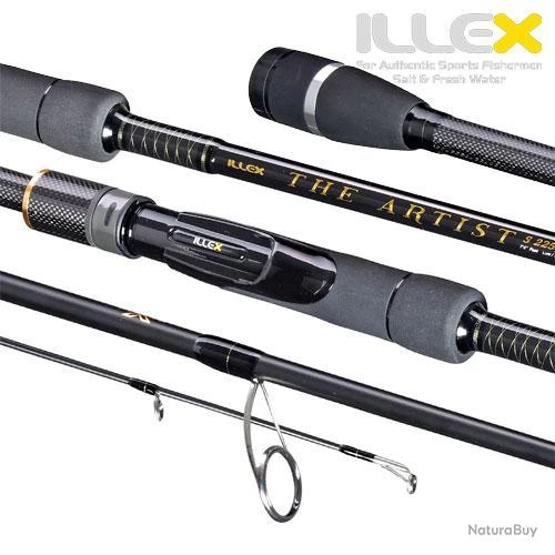 Canne Illex The Artist X5 S 225 M Black Ops 2.25m 7-21g 2 Canne Illex The Artist X5 S 225 M Black Ops 2.25m 7-21g – Image 2