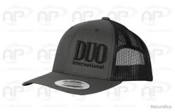 Casquette DUO Mesh Snapback Cap Charcoal / Black