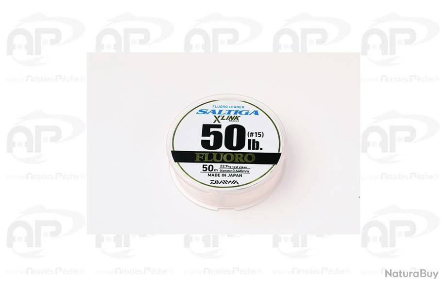Daiwa Fluorocarbon Saltiga X-Link 0.26mm 30m 4,50 Kg 1 Daiwa Fluorocarbon Saltiga X-Link 0.26mm 30m 4,50 Kg