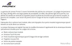 Gratuit pour tous Pêche. 19 Gratuit pour tous Pêche. -Gratuit pour tous Pêche. 00002 Prorex E 2.44 M 5 21 G 802 MFS Allround Canne Spinning Prorex Daiwa