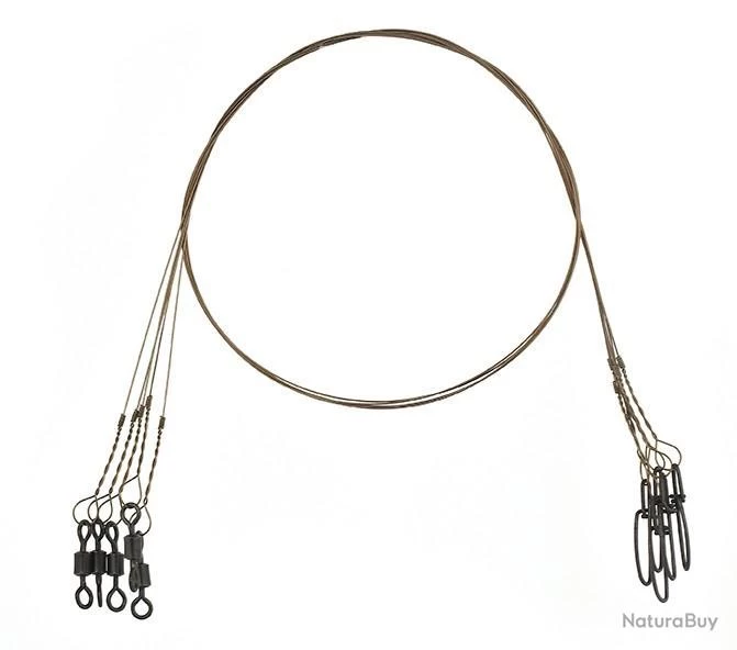 Halco SINGLE STRAND WIRE TRACE - 50 CM - 105 LB 2 Halco SINGLE STRAND WIRE TRACE - 50 CM - 105 LB – Image 2