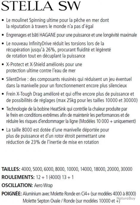 Stella SW-C 20000 PG Moulinet Spinning Shimano 2 Stella SW-C 20000 PG Moulinet Spinning Shimano – Image 2