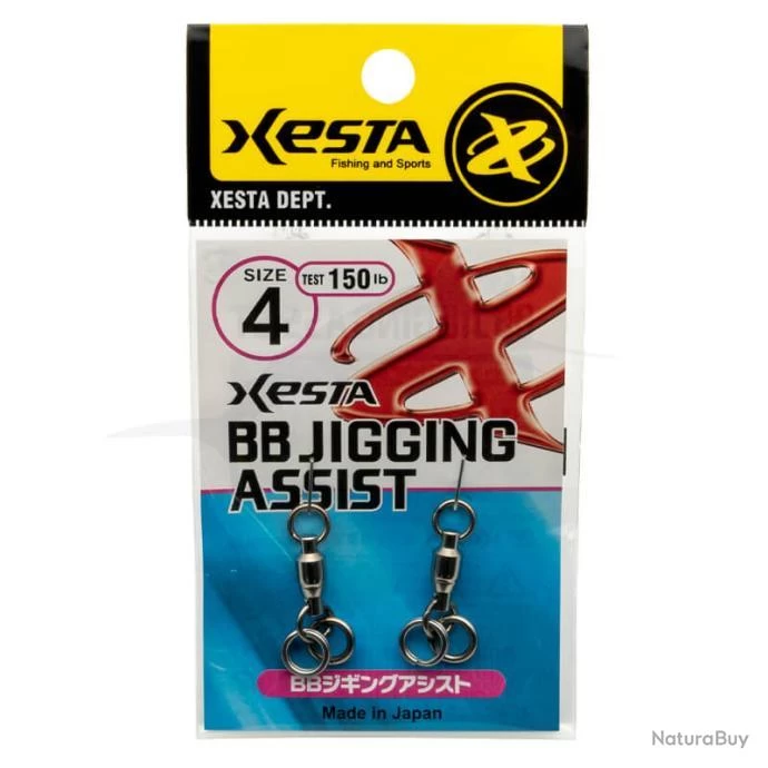 Agrafes Xesta BB Jigging Assist 150lb 1 Agrafes Xesta BB Jigging Assist 150lb