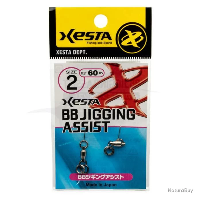 Agrafes Xesta BB Jigging Assist 60lb 1 Agrafes Xesta BB Jigging Assist 60lb