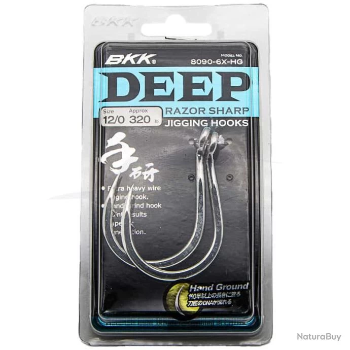 BKK Deep Razor Sharp (8090-6X-HG) 12/0 1 BKK Deep Razor Sharp (8090-6X-HG) 12/0