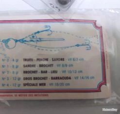 Lot De 11 Montures à Poisson Mort N°0 -Gratuit pour tous Pêche. 00003 Lot de 11 montures a poisson mort n 0