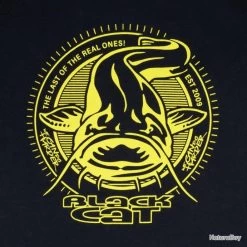 Tee Shirt Black Cat Established Collection -Gratuit pour tous Pêche. 00003 Tee Shirt Black Cat Established Collection S