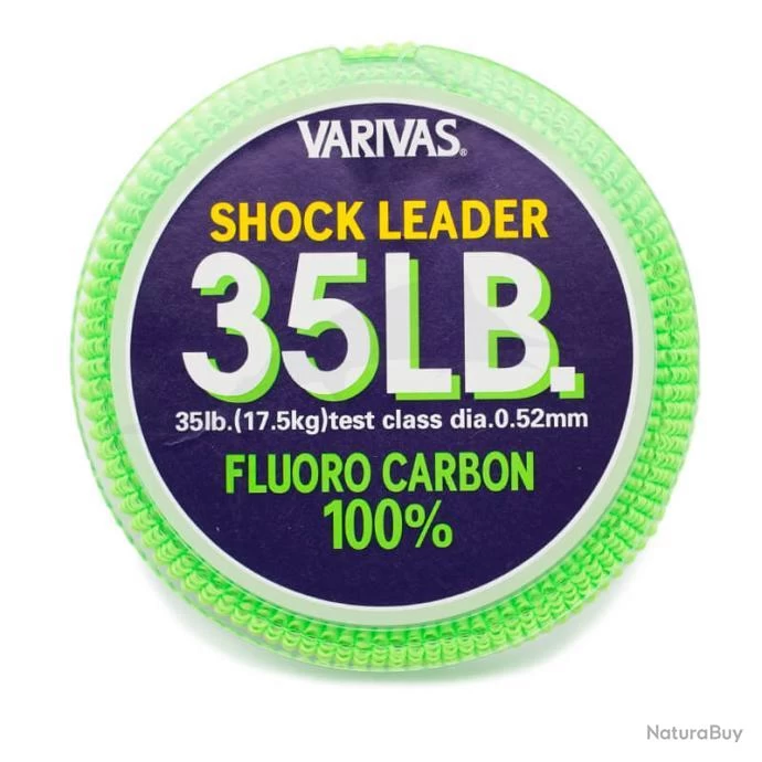 Varivas Fluorocarbon Shock Leader 35lb 1 Varivas Fluorocarbon Shock Leader 35lb