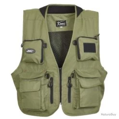 Gratuit pour tous Pêche. -Gratuit pour tous Pêche. 00004 Gilet de peche MDC Tradition V2 XS Gris