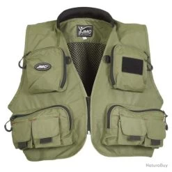 Gilet De Pêche MDC Diplomat V2 Olive