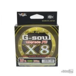 Tresse YGK G-SOUL X8 Upgrade - LIVRAISON GRATUITE !!!