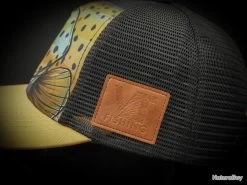 Casquette Truite The Salmo Brown -Gratuit pour tous Pêche. 00007 Casquette Truite The Salmo Brown